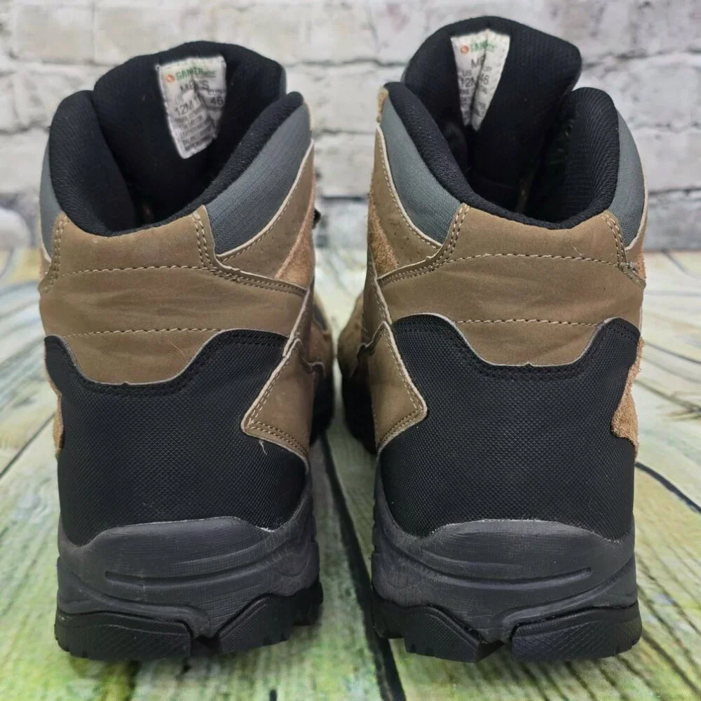 Gander Mountain Trail Climber Boots Men’s 12M Brown Leather Hiking Ankle Outdoor